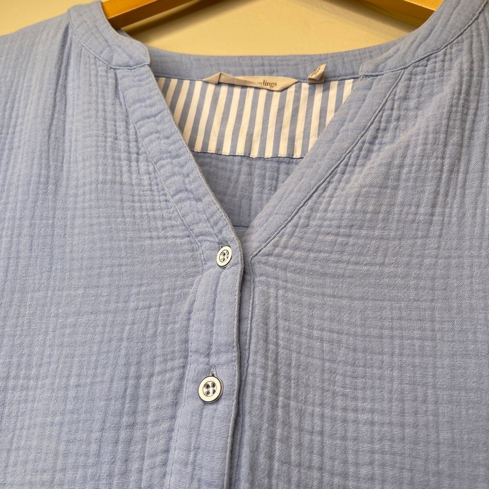 Soft Surroundings | Beachy Pullover Gauze Soft Texture Lightweight Comfy Tunic - Picture 11 of 14